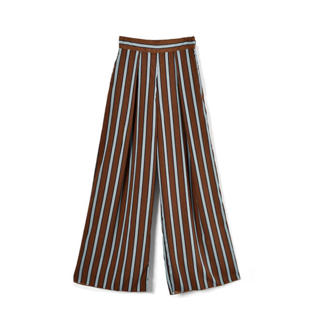 【新品 タグ付】　Stripe Tuck Pants トゥデイフル