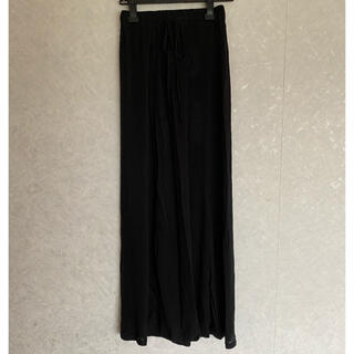 ムルーア(MURUA)の未使用 ムルーア MURUA ブラック 黒 ロングスカート サイズF(ロングスカート)