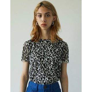 マウジー(moussy)のmoussy★レオパードシアーTシャツ(Tシャツ(半袖/袖なし))