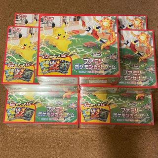 ポケモン(ポケモン)の新品即日発送　ファミリーポケモンカードゲーム×7(Box/デッキ/パック)