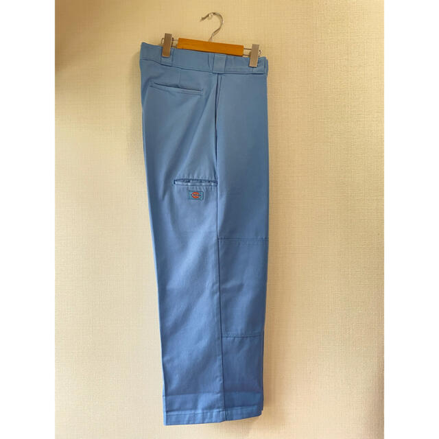 【希少】ディッキーズ(Dickies) ダブルニー スカイブルー 36×30