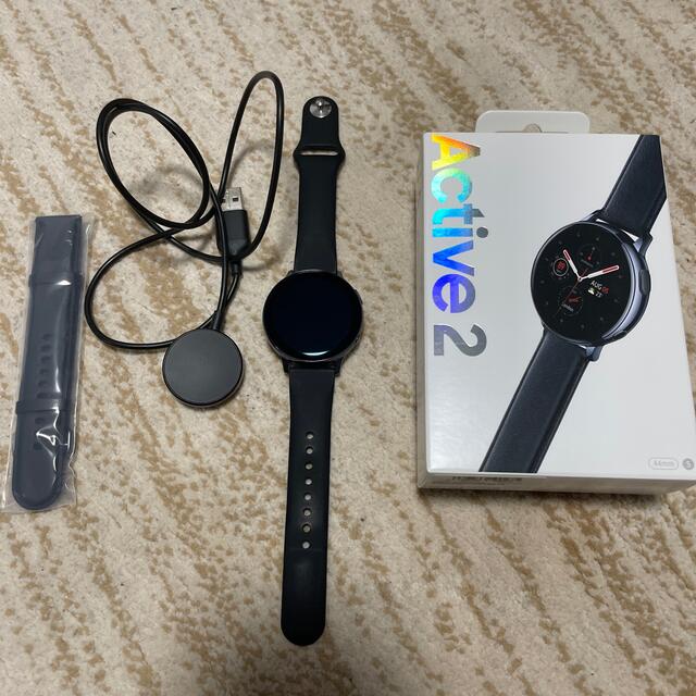 Galaxy(ギャラクシー)のGALAXY Watch Active 2 Stainless Black メンズの時計(腕時計(デジタル))の商品写真