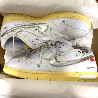 オフホワイト(OFF-WHITE)のオフホワイト  ダンク　off-white dunk  lot1(スニーカー)