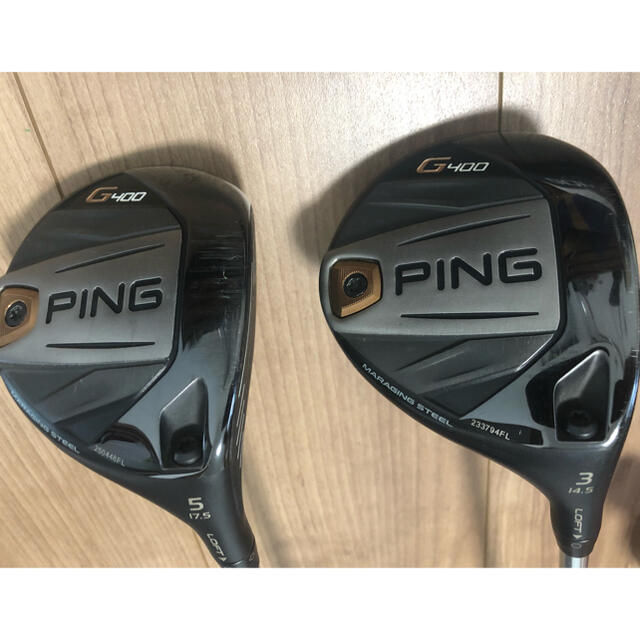 ピン　PING  G400  フェアウェイウッド　3W  5W TP8X