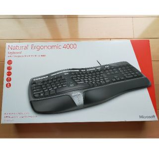 マイクロソフト(Microsoft)のNaturalErgonomic4000（キーボード）(PC周辺機器)