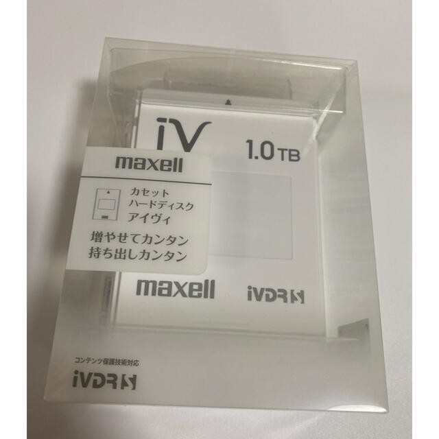 maxell(マクセル)のマクセル maxell iVDR-S カラーカセットHDD アイヴィ 1TB スマホ/家電/カメラのテレビ/映像機器(その他)の商品写真