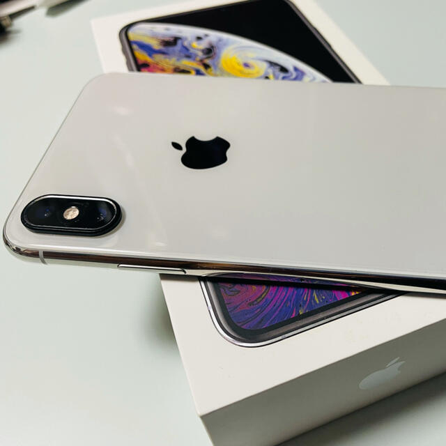 iPhone Xs Max silver 512GB SIMフリー - スマートフォン本体
