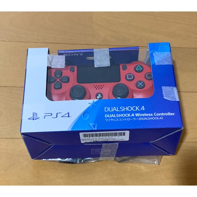 エンタメ/ホビー【新品未開封】PS4純正コントローラーDUALSHOCK4 マグマ・レッド