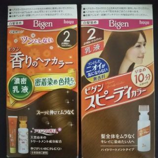 【2セットまとめ買】ビゲン 香りのヘアカラー 乳液 2 より明るいライトブラウン(白髪染め)