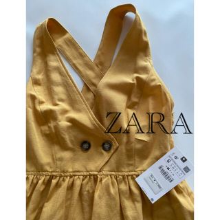 ザラ(ZARA)の新品／ZARA リネン　サロペット　ロングスカート　(ロングスカート)