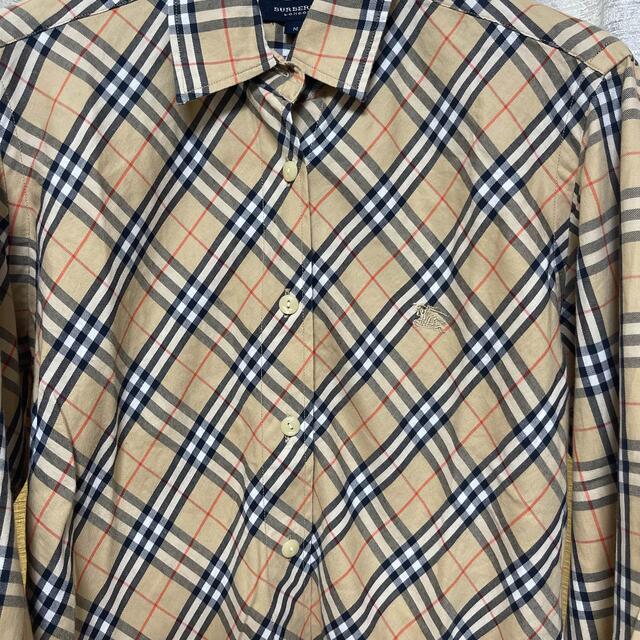 BURBERRY(バーバリー)のBURBERRY ノバチェック ボタンシャツ 長袖　レディース　匿名配送 レディースのトップス(シャツ/ブラウス(長袖/七分))の商品写真