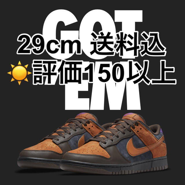 送料込 国内正規品 29cm NIKE DUNK LOW CIDER