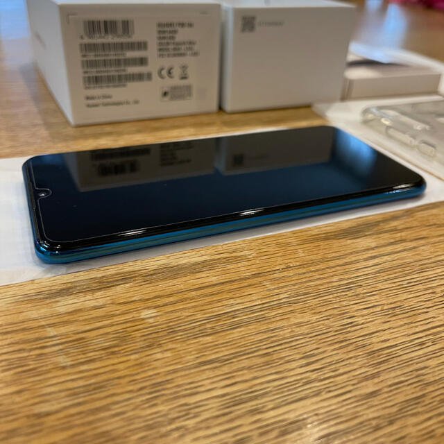 HUAWEI(ファーウェイ)の美品‼︎ HUAWEI P30 lite Peacock Blue 64GB スマホ/家電/カメラのスマートフォン/携帯電話(スマートフォン本体)の商品写真