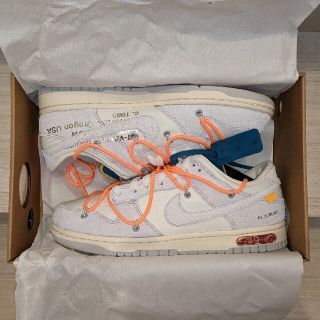 ナイキ(NIKE)のNIKE DUNK LOW Off-White #19/50(スニーカー)