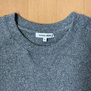 グローバルワーク(GLOBAL WORK)のグローバルワークポケットニットTシャツ　Lサイズ(Tシャツ/カットソー(半袖/袖なし))