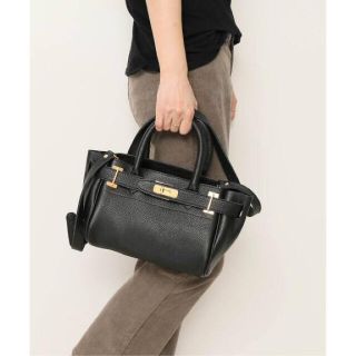 ドゥーズィエムクラス(DEUXIEME CLASSE)のSITA PARANTICA シボガワミニショルダーBAG  ブラック(ショルダーバッグ)