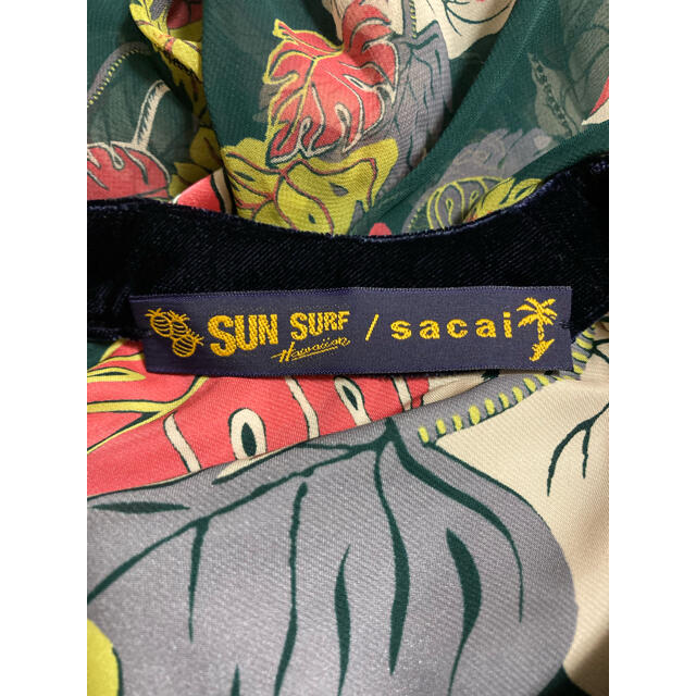 sacai(サカイ)の【新品】sacai SUN SURF コラボワンピース kolor y's レディースのワンピース(ひざ丈ワンピース)の商品写真