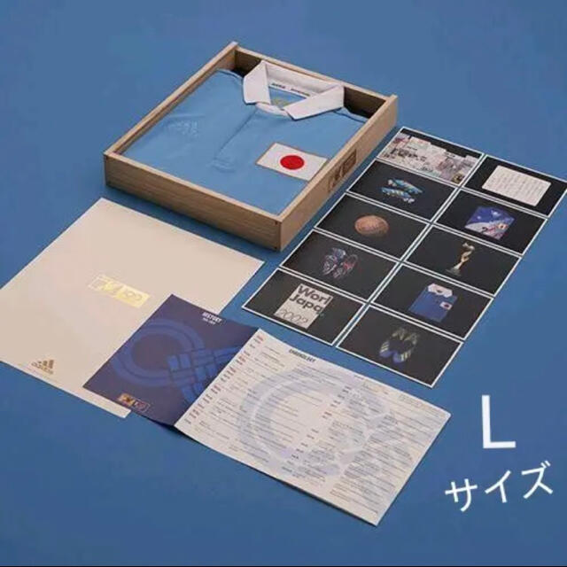 サッカー日本代表100周年アニバーサリーユニフォーム(パッケージ付) Lサイズ