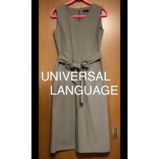 スーツカンパニー(THE SUIT COMPANY)のUNIVERSAL LANGUAGE ノースリーブワンピース ☆ 色違い有り(ひざ丈ワンピース)