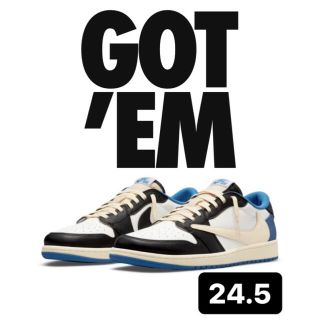 ナイキ(NIKE)のエア ジョーダン 1 LOW Travis Scott x Fragment(スニーカー)