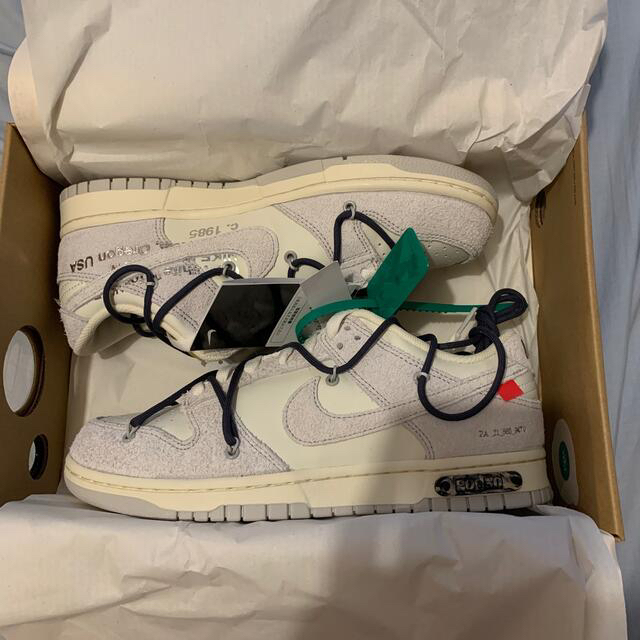 offwhite dunk low オフホワイト　ダンク　ロー　27.5cm靴/シューズ