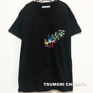 ツモリチサト(TSUMORI CHISATO)の【TSUMORI CHISATO】ツモリチサト 刺繍Peacock Tシャツ(Tシャツ(半袖/袖なし))