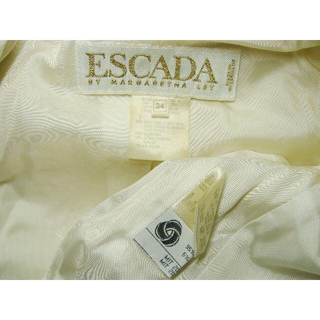 ESCADA(エスカーダ)のエスカーダミックスメルトンウールツイード金釦ノーカーラージャケットブルゾン レディースのジャケット/アウター(ノーカラージャケット)の商品写真