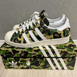 アベイシングエイプ(A BATHING APE)のadidas × BAPE  SUPERSTAR 80’S  27.5cm 新品(スニーカー)