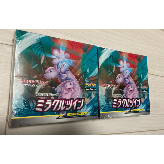 ポケモンカードゲーム サン&ムーン ミラクルツイン 2BOX 未開封 人気