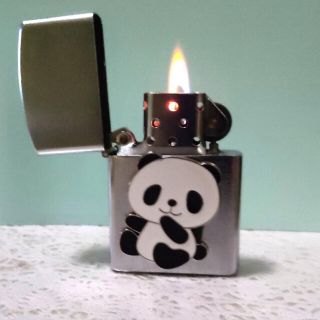 ジッポー(ZIPPO)のビッグ　サイズ　オイルライター　パンダ(タバコグッズ)