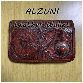 ALZUNI レザーウォレット 二つ折り財布(折り財布)