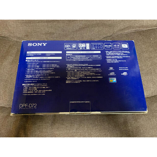 SONY(ソニー)の【送料無料】SONY デジタルフォトフレーム　DPF-72 ホワイト インテリア/住まい/日用品のインテリア小物(フォトフレーム)の商品写真