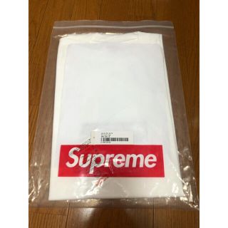 白 L Supreme Swarovski Box Logo Tee