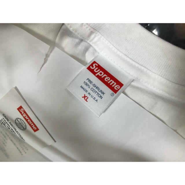 新品 Supreme Swarovski Box Logo TEE 白XL