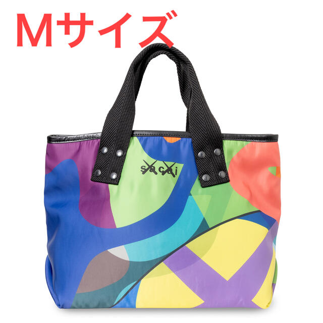 sacai × kaws トートバッグM マルチカラー 未使用-