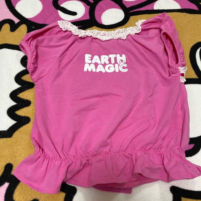 EARTHMAGIC(アースマジック)のアース 130 キッズ/ベビー/マタニティのキッズ服女の子用(90cm~)(Tシャツ/カットソー)の商品写真