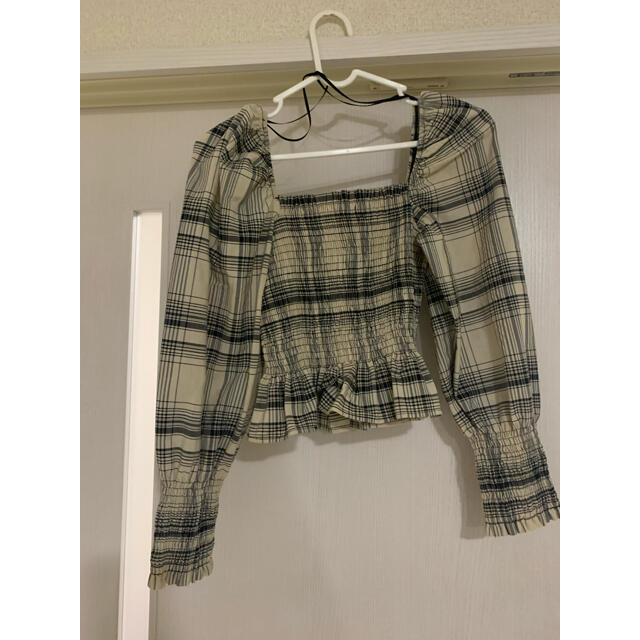 ZARA(ザラ)のZARA チェック　柄　ブラウス　シャツ レディースのトップス(シャツ/ブラウス(長袖/七分))の商品写真