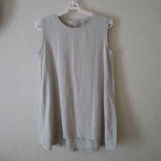 ユニクロ(UNIQLO)のユニクロノースリーブＬ(Tシャツ(半袖/袖なし))