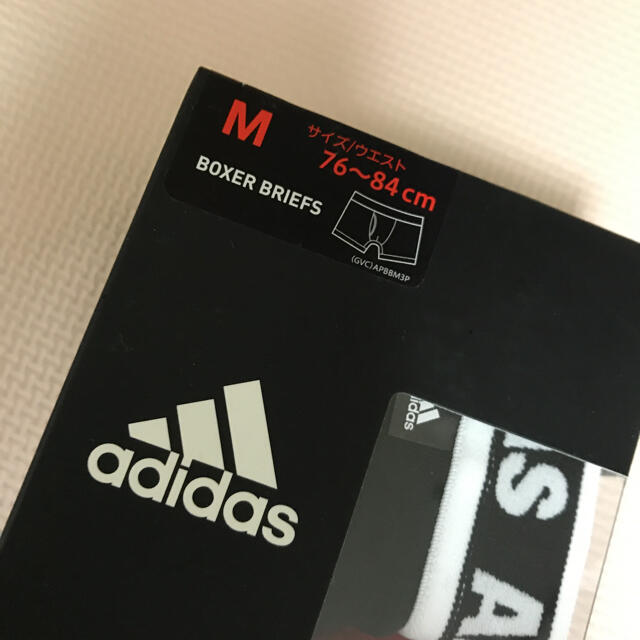 adidas(アディダス)のM メンズ　綿　3枚　ボクサーパンツ　ボクサーブリーフ　アディダス　グンゼ メンズのアンダーウェア(ボクサーパンツ)の商品写真