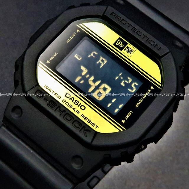 CASIO(カシオ)の35周年限定モデル★G-SHOCK×NEW ERAコラボ　DW5600NE-1 メンズの時計(腕時計(アナログ))の商品写真
