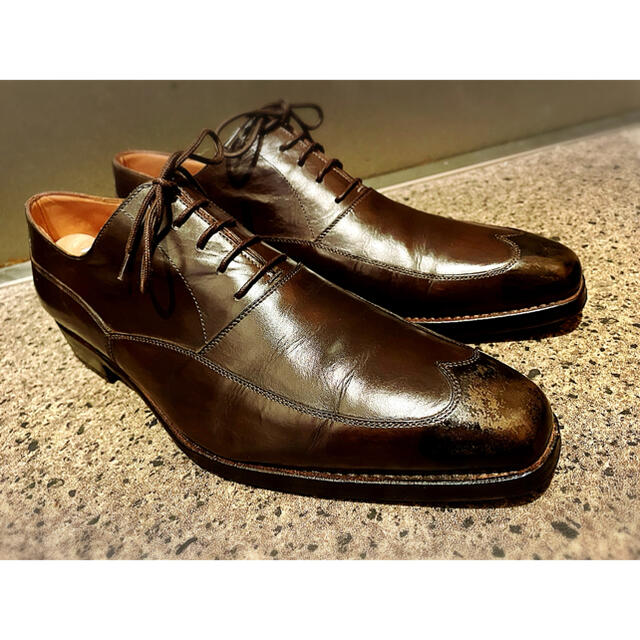 Crockett&Jones(クロケットアンドジョーンズ)のZENOBI ゼノビ ウィングチップ 43表記 28㎝ イタリア製  メンズの靴/シューズ(ドレス/ビジネス)の商品写真