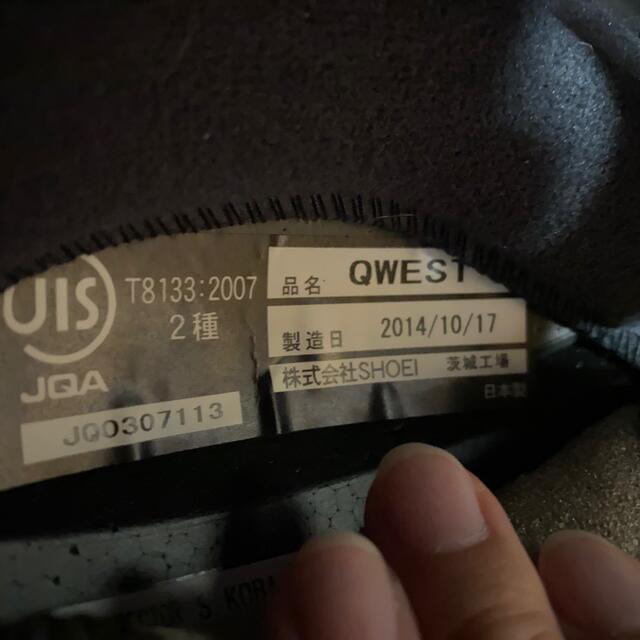 SHOEI QUEST ヘルメット Sサイズ 6