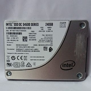 Intel SSD DC S4500 SERIES 240GB(PCパーツ)