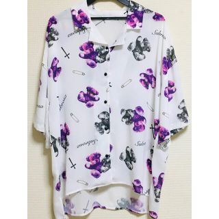 くま Tシャツ ブラウス ゆめかわ 熊 M ぬいぐるみ 夢展望系 くま Tシャツ ブラウス ゆめかわ 熊 M ぬいぐるみ 夢展望系