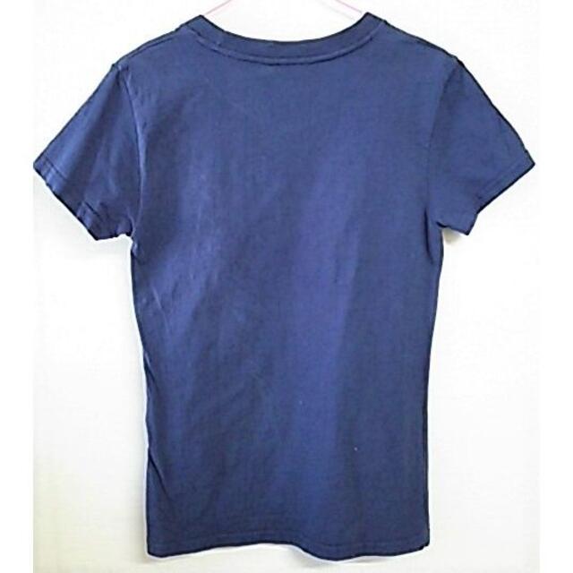 Abercrombie&Fitch(アバクロンビーアンドフィッチ)のAbercrombie & Fitch アバクロ★ロゴTシャツ★紺色★Lサイズ レディースのトップス(Tシャツ(半袖/袖なし))の商品写真