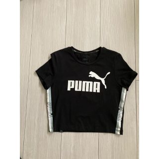 プーマ(PUMA)の送料込み♪美品☆PUMA/プーマ　Tシャツ☆ショート丈(Tシャツ(半袖/袖なし))