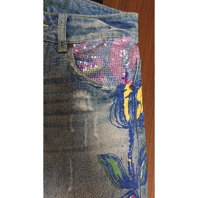 DESIGUAL(デシグアル)のdesigual デジグアル ジーンズ デニム used レディースのパンツ(デニム/ジーンズ)の商品写真