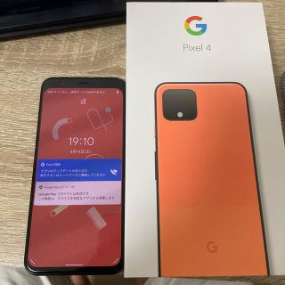 Google Pixel - Google Pixel 4 64GB Oh So Orangeの通販 by じぇお