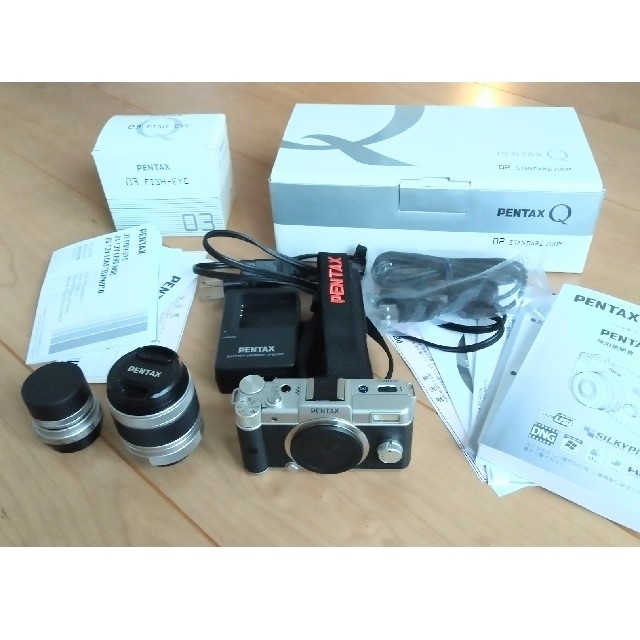 【専用】PENTAX Q 02スタンダードズームキット＋03FishEyeレンズ