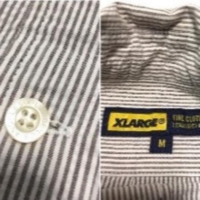 XLARGE(エクストララージ)のXLARGE エクストララージ　シアサッカーシャツ M メンズのトップス(シャツ)の商品写真